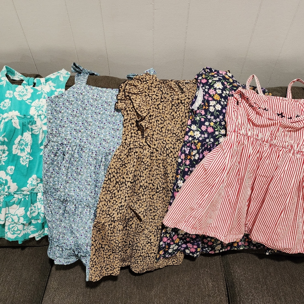 Size 5 Girls Casual Dress Bundle